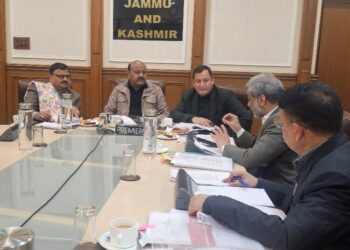 Dy CM calls for pro-public decisions on Gair Mumkin Khads issues, Chairs Sub-Committee review meet