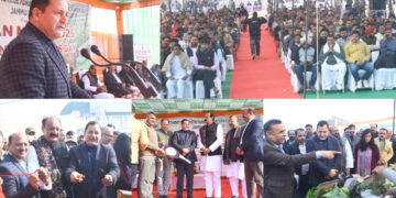 Javid Ahmed Dar inaugurates Farmers’ Mela at Samba on National Farmers Day